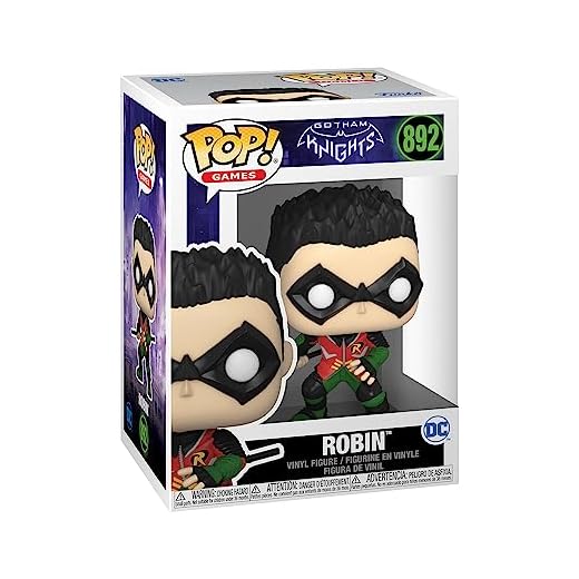 Funko Pop! Games: Gotham Knights - Robin - Batman - Figura de Vinilo Coleccionable - Idea de Regalo- Mercancia Oficial - Juguetes para Niños y Adultos - Video Games Fans