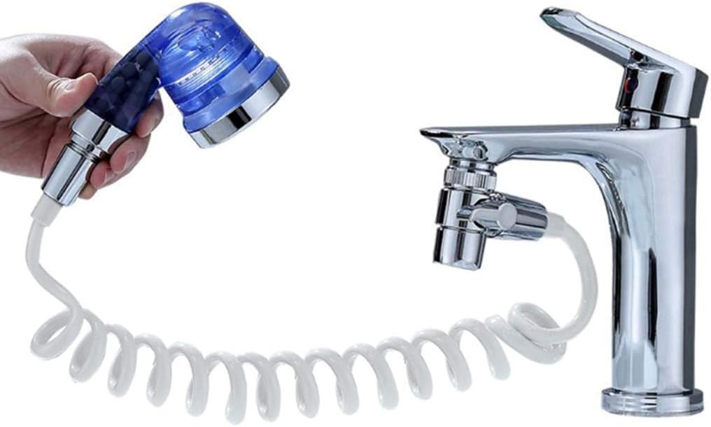 Detachable Sink Shower Extension Set Adjustable Quick Connect Faucet Hand Shower for Hair Wash Shower Home Bathroom