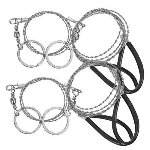 KESYOO Survival Hand Chainsaw Wire Saw Small Size Lightweight Portable Pocket Chainsaw for Outdoor Activities