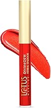 Lotus Makeup Divine Dew Herbal Liquid Sindoor Love Drop | Water & Smudge Resistant | Long Lasting | Non - Toxic | Mercury And Lead Free | Red | 8g
