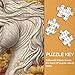Horse Puzzles for Adults 1000 Piece, Larkipuzz Challenging Ssunflower Flower Puzzle Embroidery, Hard Impossible Wildflower Plant Theme as Wall Art