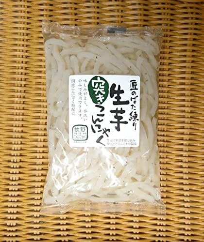 牧野商店 匠のばた練り 生芋突きこんにゃく 150g