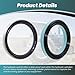 ASTROSYNC Lift Cylinder Hydraulic Seal Kit Fit for Ford New Holland 7106 7108 7308 CASE L130 Series Loaders Replace 9600670 9600669