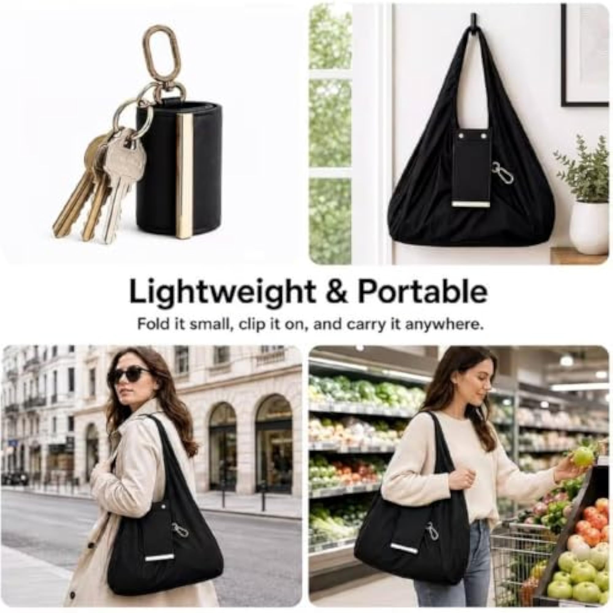 Women Lightweight Compact Eco-Friendly Travel Tote