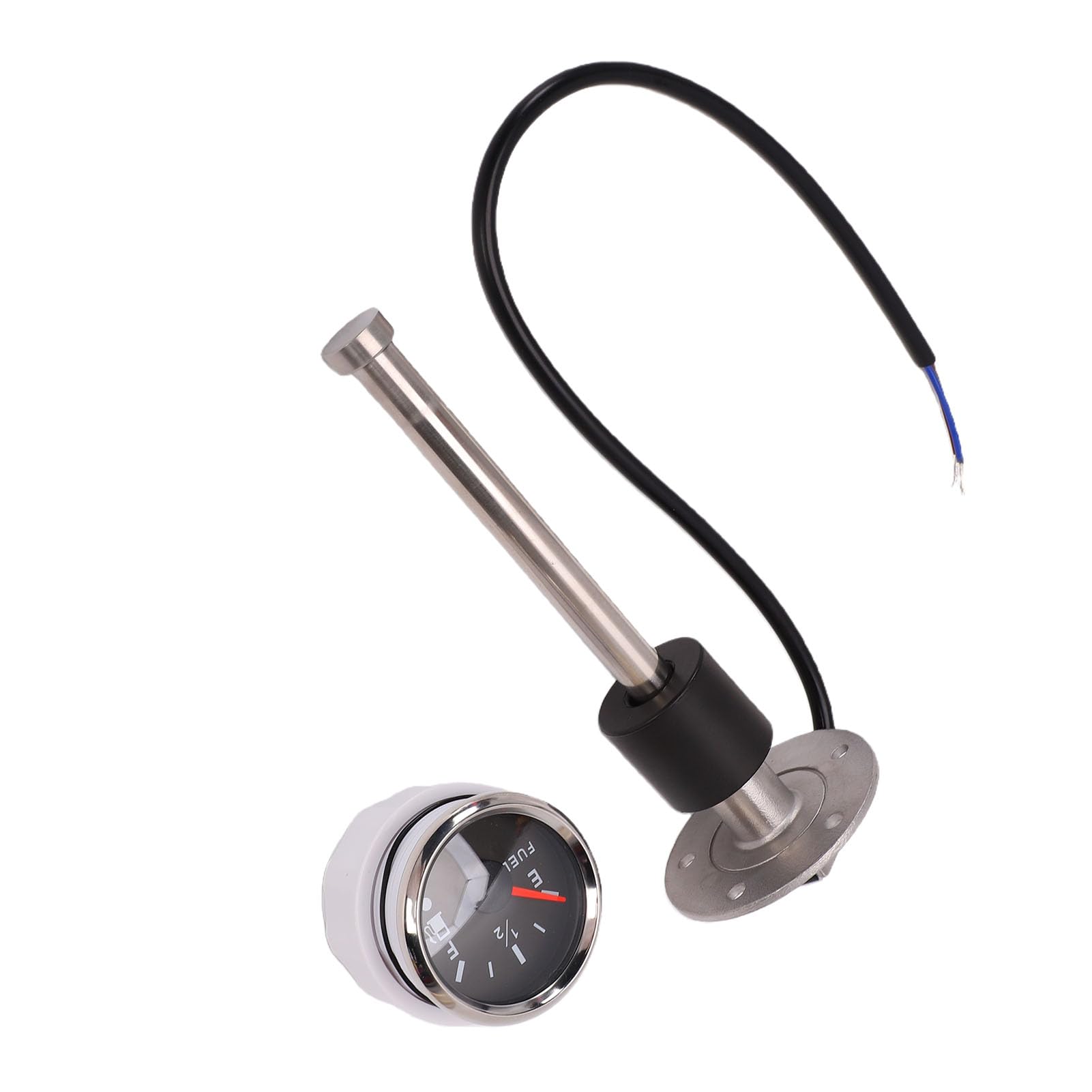 Pssopp 6,8 Pouces Marine Fuel Sender Gauge Kit, 0-190 Ohm