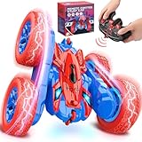 Dreamlandia Themed Remote Control Cars - 360 Flips 4WD, 2.4GHz RC Car with LED Headlights 60min+ Battery Life - Birthday Gifts & Toys for 3-9 Year Old Boys Christmas Xmas Gifts for Kids