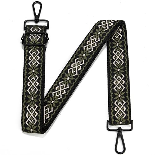 Image of Crossbody Straps for Purses Silver Hardware Purse Strap Wide Shoulder Strap Adjustable Replacement