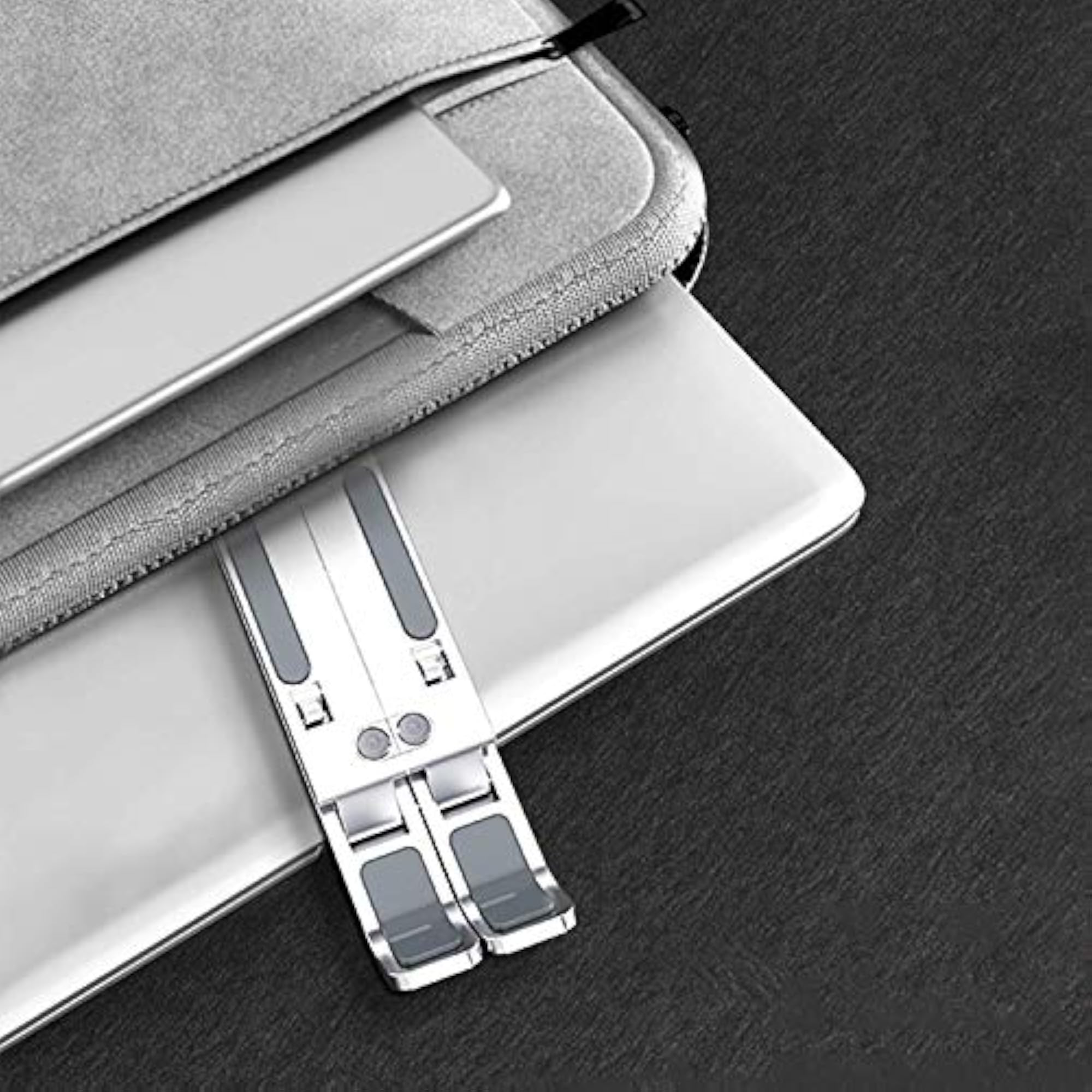 Adjustable Laptop Stand, Ergonomic Portable Design