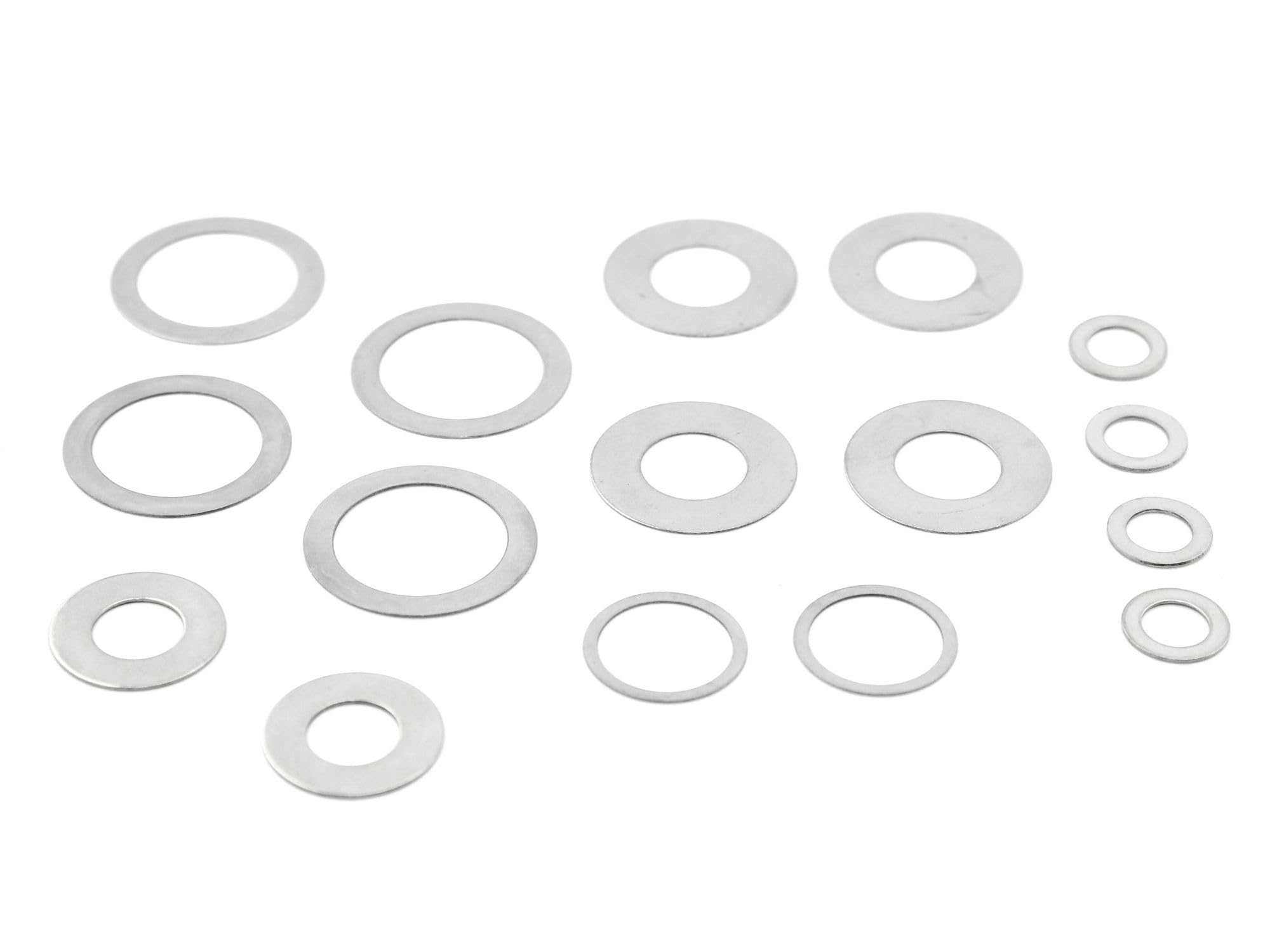 Passscheiben 20x28x1 mm DIN988 50 Stück Edelstahl A2 rostfrei - rcbay