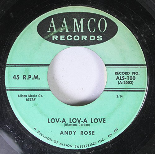 ANDY ROSE 45 RPM LOV-A LOV-A LOVE / JUST YOUNG