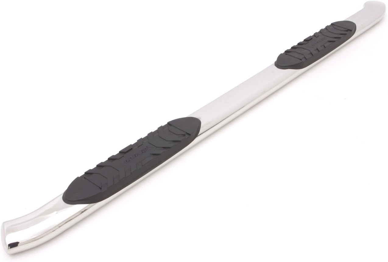 Lund 23791007 Polished Stainless Steel 5" Oval Curved Nerf Bars for 2001-2013 Silverado 1500, 2001-2006 SIlverado/Sierra 1500HD, 1999-2004 Sierra 2500, 2001-2004 Silverado 2500, 2001-2006 Silverado/Sierra 3500, 2001-2014 Silverado/Sierra 2500HD, 2007-2014 Silverado/Sierra 3500HD Crew Cab