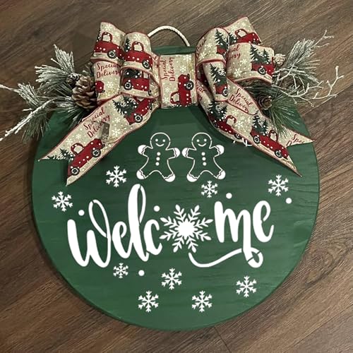 15 Pieces Christmas Stencils for Painting on Wood -12" Reusable Xmas Holiday Stencils for Crafts Door Hanger,Wood Signs,Doormats and Home Fabric Decor(Christmas) by Qupaen - Image 8