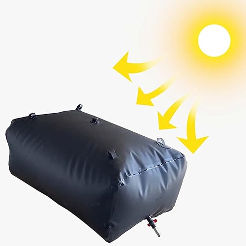 Vejiga grande de almacenamiento de agua, contenedor portátil plegable, cubo de almacenamiento de agua de emergencia, bolsa de agua resistente a la