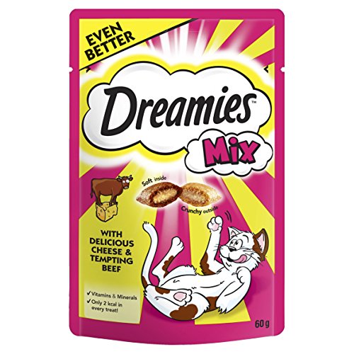 Produktbild von Dreamies Katzensnacks Mix mit Käse und Rind - 6 x 60 g