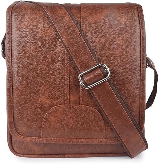 Classic Leather Messenger Bag,...