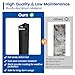 Muzata 50Pack 38'' Aluminum Deck Balusters Facemount Rectangular Railing Metal Spindles with Screws Stair Porch Staircase Deck Spindles for Wood and Composite Fencing WT35