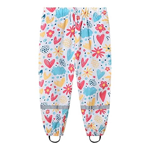 Herbst Winter Regenhose Kinder Cartoon Drucken Regenmantel Jungen Mädchen Split-Hose Outdoor Angriffshose für Studenten Cover