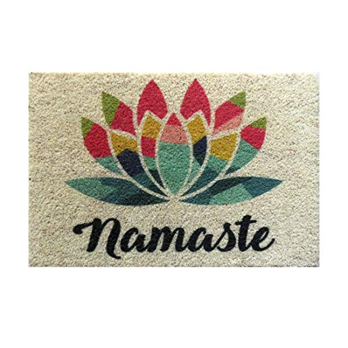 ATMAH Coir English Namaste Rectangular Doormat (40Cm X 60Cm, Slight Variations In Color), Multicolor (B07XNXJ3Q8) Amazon Price History, Amazon Price Tracker