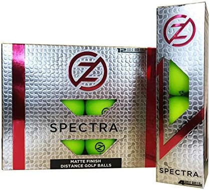 Zero Friction Spectra Dozen Golf Balls, Neon Lime