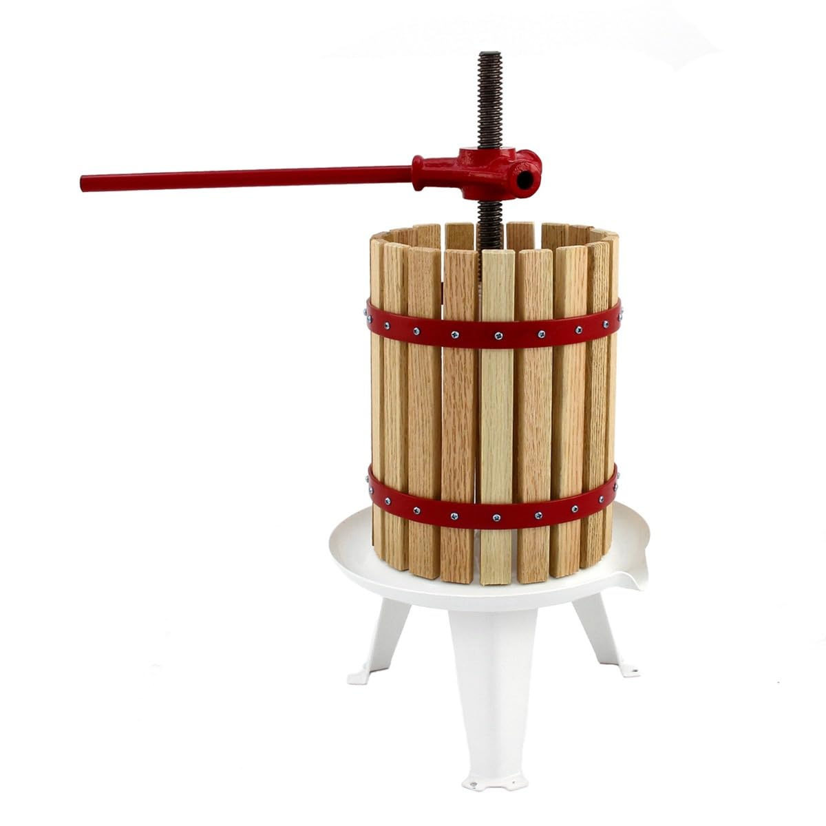 KuKoo Obstpresse Saftpresse Fruchtpresse Weinpresse Beerenpresse Beerenmühle Obstmühle Entsafter 18 Liter Inklusive Pressbeutel