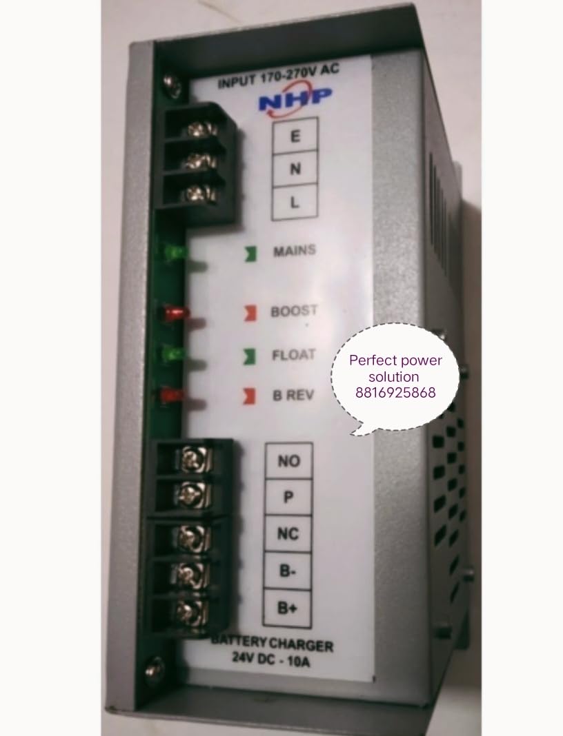 NHPBattery Charger 24Volts 10Amps Generator/Inverter/Lead Acid Battery Charger