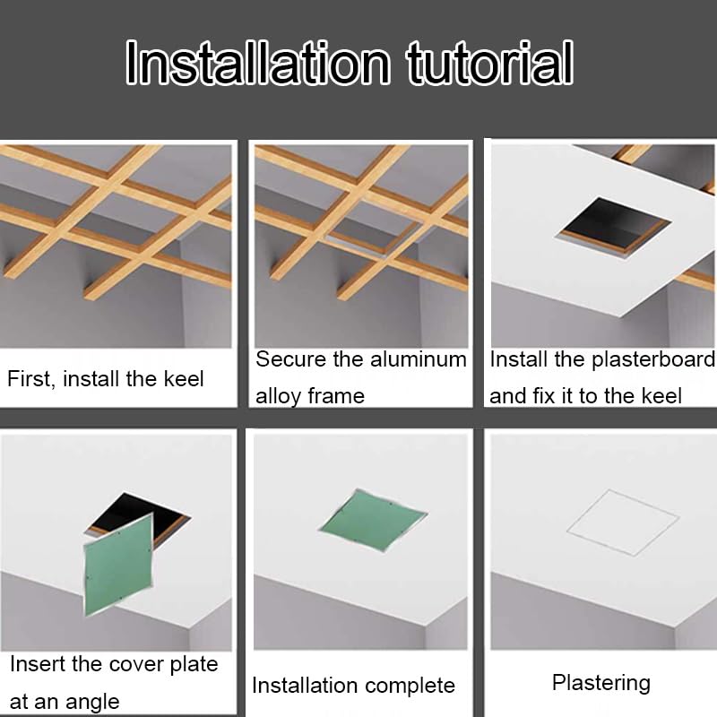 Ctrical Access Panel – Piastra di copertura per montaggio a parete per cartongesso, ideale per casa, garage, cantina e soffitta – Porta di accesso idraulica per una facile manutenzione e riparazione