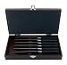 BergHOFF 6 Piece Bistro Steak Set with Wooden Case, Silver