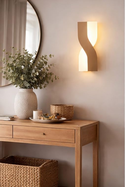 Image of blissbells Crystal Wall Light, LED Decorative Sconce (S-Shape Twisted Sconce)