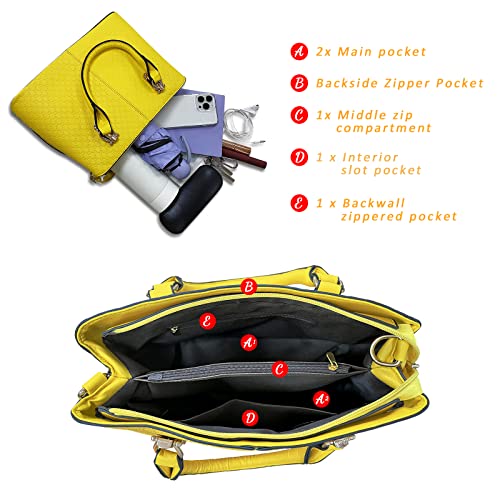 Image of JHVYF Women classics Top Handle Handbag Crossbody for Women Casual Purse Satchel Tote shoulder bags