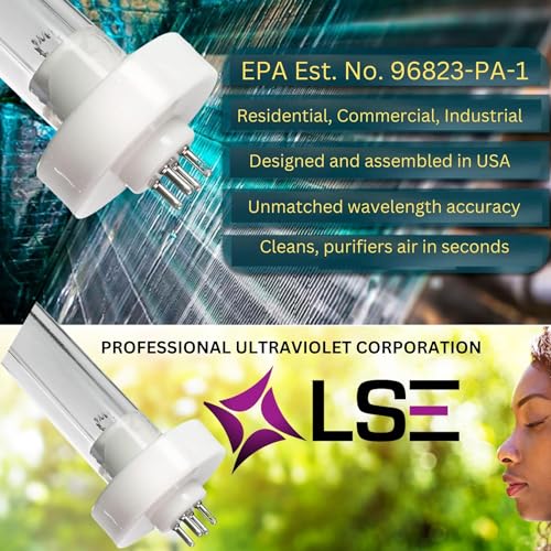 Bomba UV Air Lamp Assembly 12" T3 LSE Lighting miniatura 4