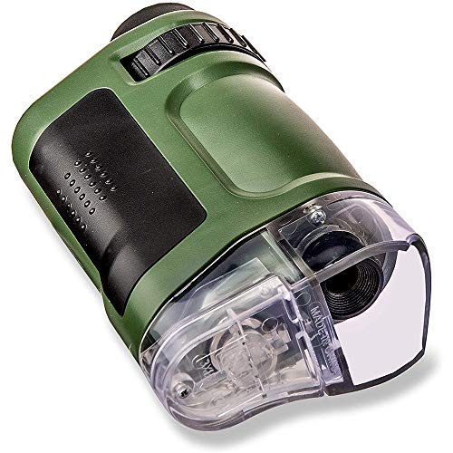 Microscópio de Bolso Carson MicroBrite com LED e ampliação 20x a 40x, MM-24, Verde, Pequeno