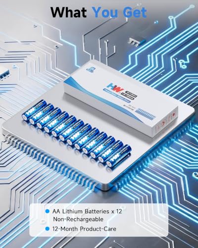 Prime Members: 12-Pk HW 3500mAh 1.5V AA Lithium Batteries - image 7