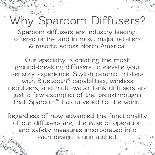 Sparoom Varimist Marble Essential Oil Diffuser For Medium Sized Rooms – Automatic Safety Shut Off – 130Ml Water Capacity #TOP5