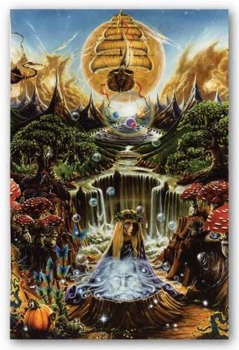 Labyrinth Falls by Richard Biffle Art Print Laminated Poster 24.5 x 36.5 inches