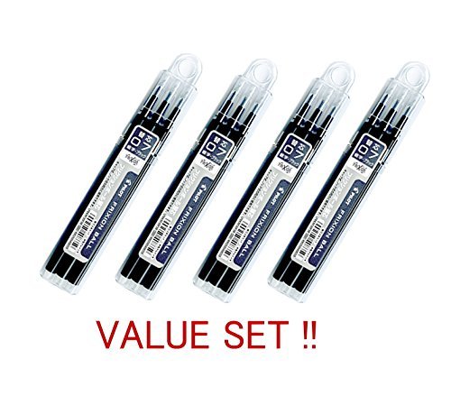 Pilot FriXion Gel Ink Pen Refill-0.7mm-Black-pack of 3X4 pack(Total 12 Refills) Value Set (With Our Shop Original Product Description)