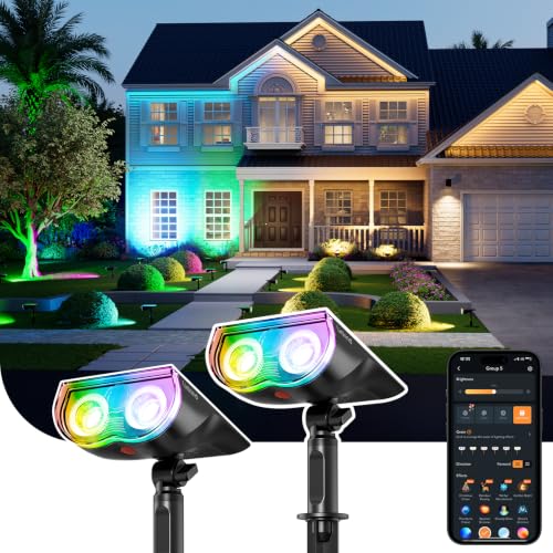 Linkind Smart Solar Spot Lights Outdoor SL5C, IP...