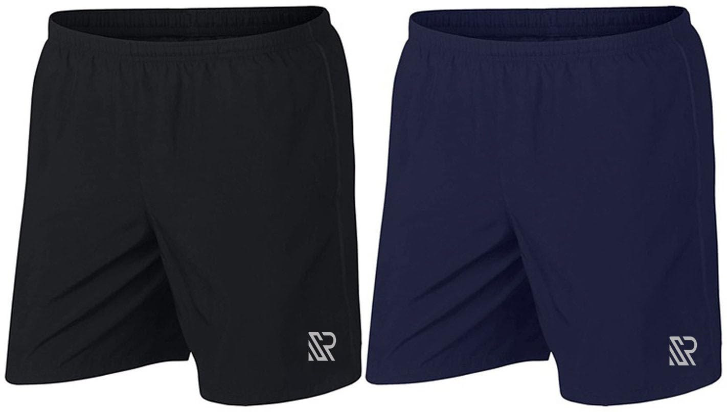 Men's Athletic Shorts with Zip Pocket, Regular Fit Sports Boxer Shorts | Elastic Waistband, Side Zip Pocket, Gym & Sports Wear, Lightweight Fabric, Regular Fit-picture-23