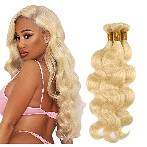 613 Body Wave Bundles Brazilian Remy Hair Bundles 3 Bundles Grade 8a Human Hair Bundles 100g/Bundle Hair Extensions Weave Hair For Women 10 12 14 inch