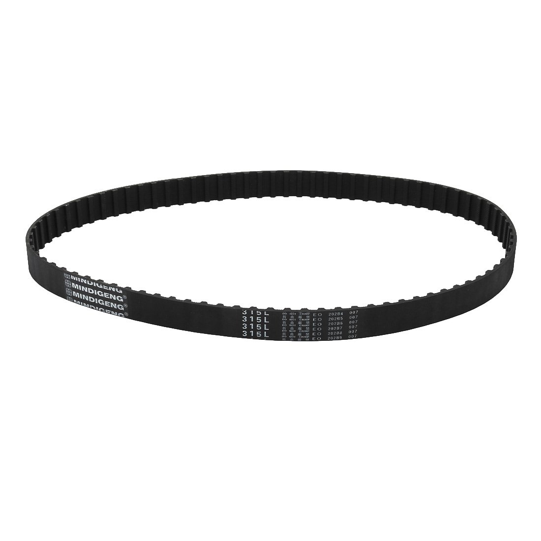Aexit 315L 84 Electrical equipment Teeth 20mm Width 9.525mm Pitch Stepper Motor Rubber Timing Belt Black