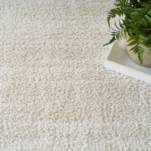 Tapete Modern Shag Beige Marino 84 in x 63 in miniatura 4