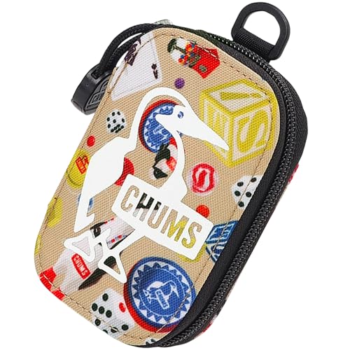 Chums Z379 Men's Key Case Recycle Oval Key Zip Case