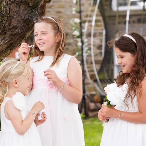 Image of Flower Girl Gift, Flower Girl Proposal Bracelet, My Flower Girl Cute Bracelet Flower Girl Bridesmaid Wedding Gifts