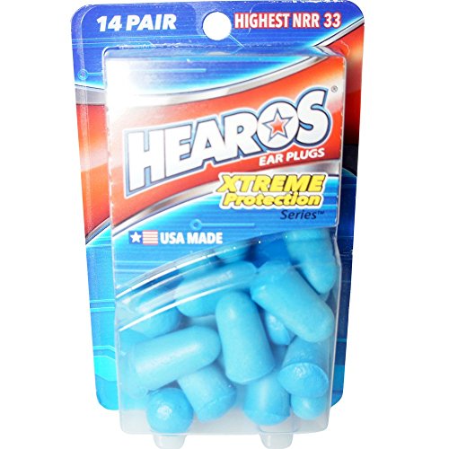 Hearos Xtreme Protection Series Ear Plugs 14 Pairs (Pack of 4)