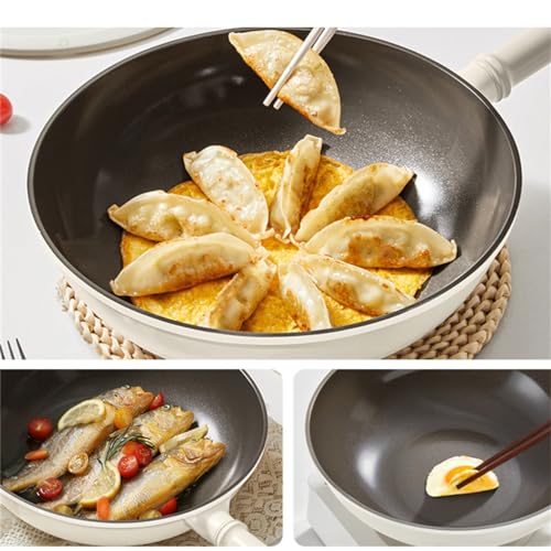 Wok de cerámica antiadherente para uso doméstico miniatura 3