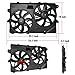 OEM Cooling Radiator Condenser Fans Assembly For Ford Edge Limited SE SEL Sport, For Lincoln MKX Base Premium V6 3.5L 3.7L ATRDF017