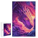 【Purple Dragon in Cave Puzzles de haute qualité】 : nous sommes fiers de dire que tous nos puzzles sont produits en utilisant une technique de découpe de précision pour une finition semblable à celle d'une affiche. Cela garantit que votre puzzle terminé semble lisse et homogène, pour un résultat dont vous pouvez être fier.