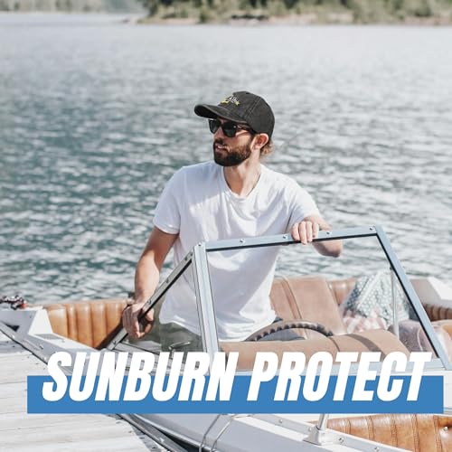 Image of Captain and First Mate Hat for Men Women, Cool Gifts for Boat Owners or Costume, White /Blue