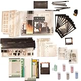 94 Stück Scrapbook Zubehör und 1 Kunstkleber, Bullet Journal Zubehör mit Vintage Sticker & Foto-Karten, Junk Journal Zubehör für Scrapbooking