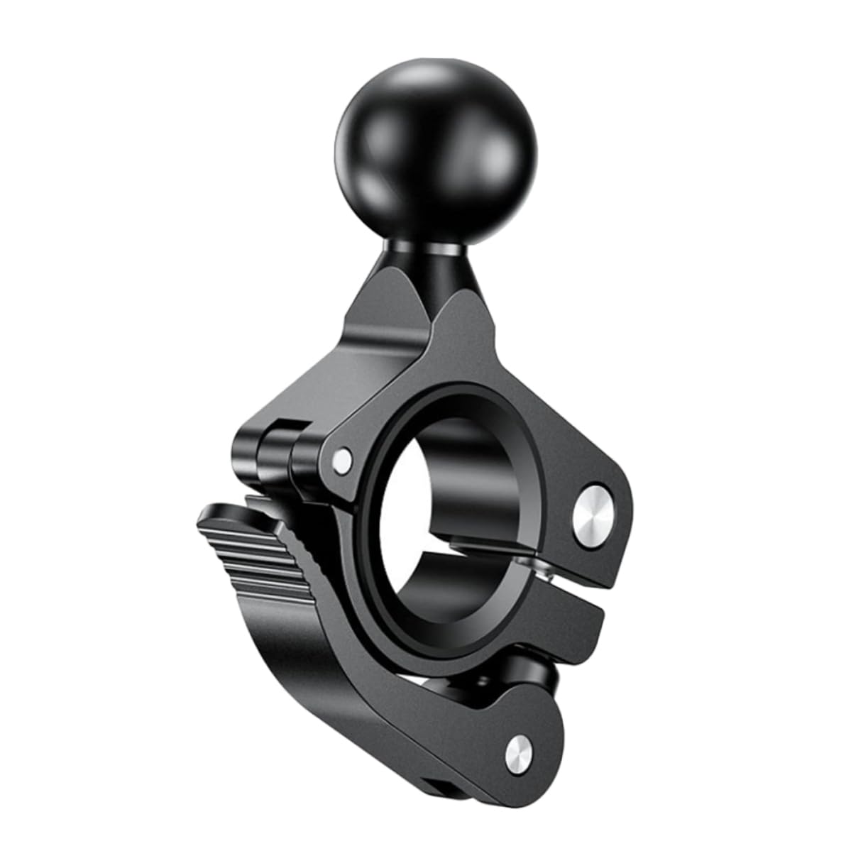 PLAFOPE Soporte De Manillar para Moto y Bicicleta Base De Montaje De Aleación De Aluminio con Adaptador De Bola De Compatible con Soportes De Teléfono Instalación y Duradero