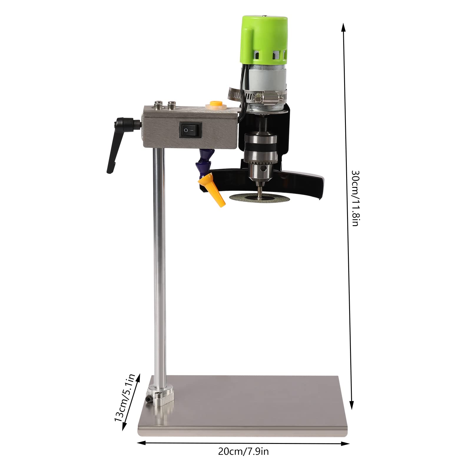 Macchina da taglio elettrica per bottiglie di vetro da 150W, tagliabottiglie elettrico per bottiglie di vetro, tagliavetro regolabile a velocità 6000 giri/min, utensile da taglio per bottiglie di vino